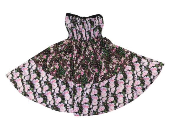 robe givenchy popline a fleurs 14p2024 m 38 coton