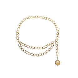  ceinture chanel chaine medaillon cambon 70's