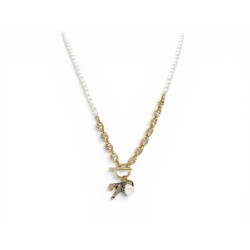  collier dior sautoir panthere strass perles
