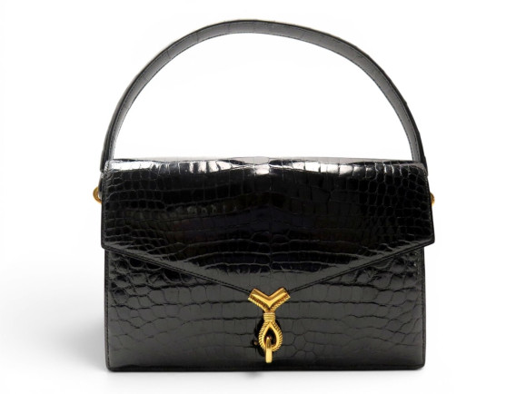  sac a main hermes cordeau cuir de crocodile