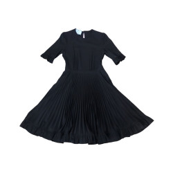  robe prada p34j1 plissee evasee 42 it 38 40fr m