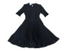  robe prada p34j1 plissee evasee 42 it 38 40fr m