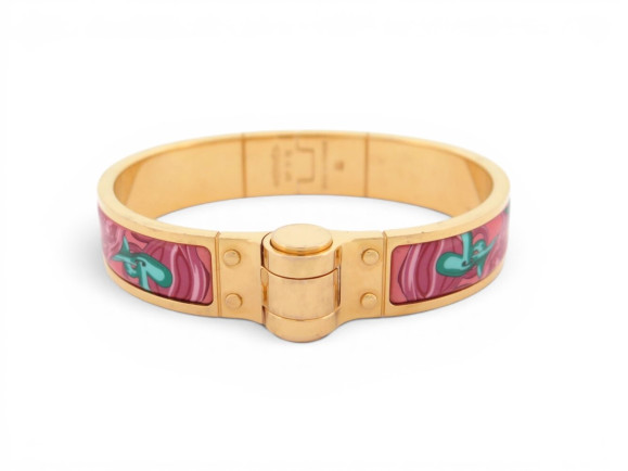 bracelet hermes charniere brides de gala 15cm email