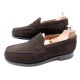 NEUF CHAUSSURES JM WESTON 180 39.5 5.5D MOCASSINS VEAU VELOURS MARRON SHOES 590€