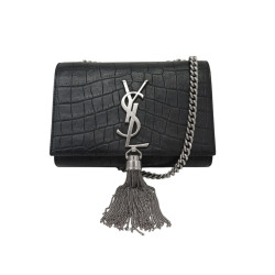 sac a main saint laurent kate tassel 354120 cuir noir