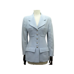  veste chanel cintree boutons logo cc m 40 en