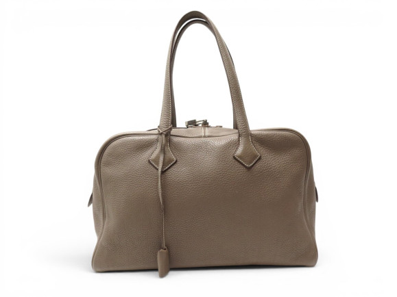 sac a main hermes victoria ii 35 en cuir taurillon