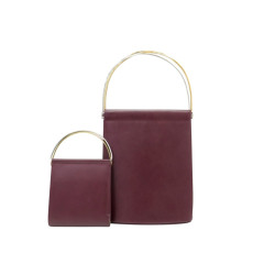 sac a main cartier trinity en cuir bordeaux