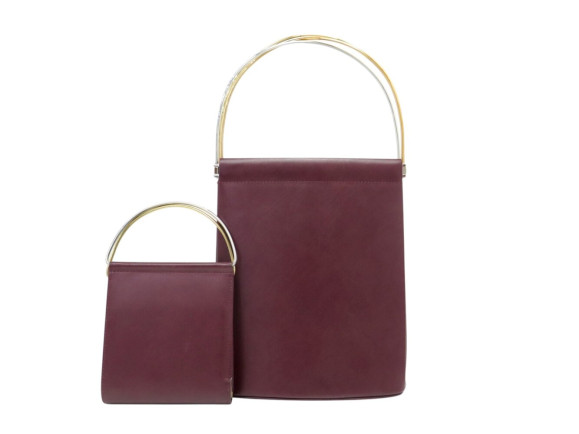 sac a main cartier trinity en cuir bordeaux