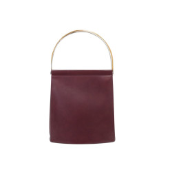 sac a main cartier trinity en cuir bordeaux burgundy