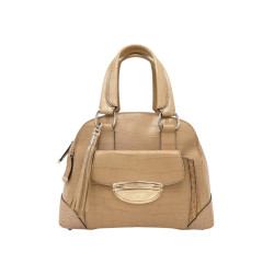  sac a main lancel adjani a03374 cuir facon croco