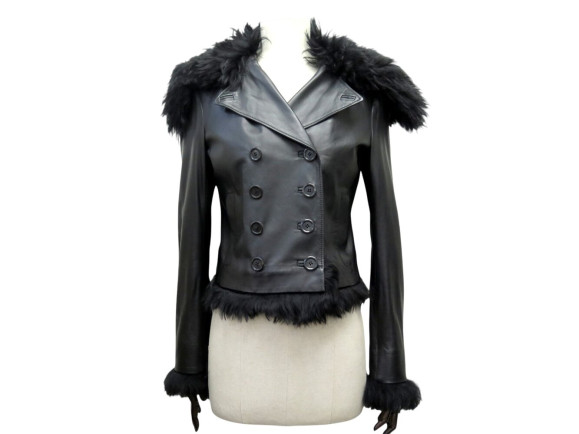  blouson louis vuitton perfecto col fourrure s 36