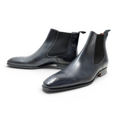  chaussures santoni bottines chelsea 8.5 it 43.5