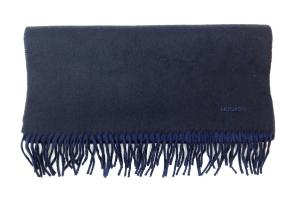  echarpe hermes recto verso a franges 100