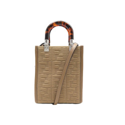 sac a main fendi mini sunshine shopper jacquard ff