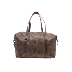 sac a main christian dior bowling en cuir de python