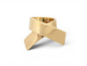 bague christian dior noeud cd m 51 en metal dore