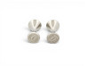 boutons de manchette cartier double c en argent