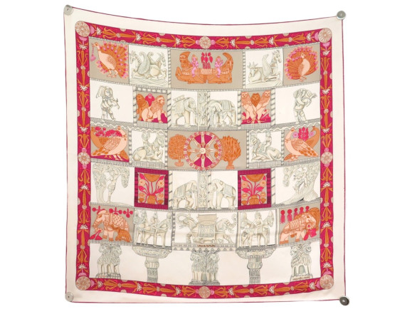  foulard hermes torana annie faivre carre 90 en