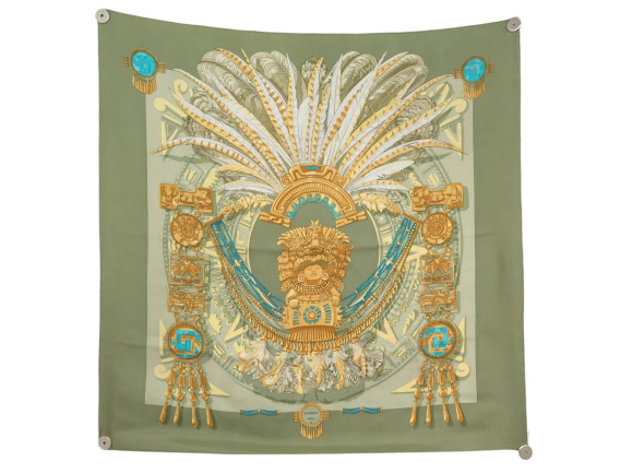 foulard hermes mexique 1ere edition 1985
