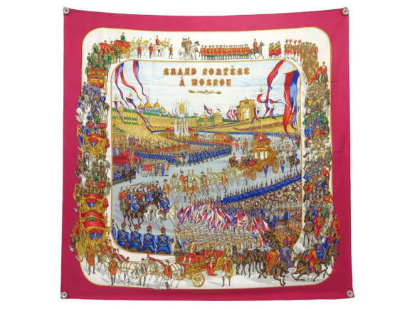 foulard hermes grand cortege a moscou m. duchene carre