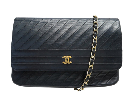  sac a main chanel simple rabat logo cc cuir