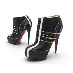 chaussures christian louboutin bottines bobo 38.5 cuir