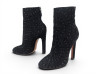 chaussures alaia bottines 37.5 daim noir black