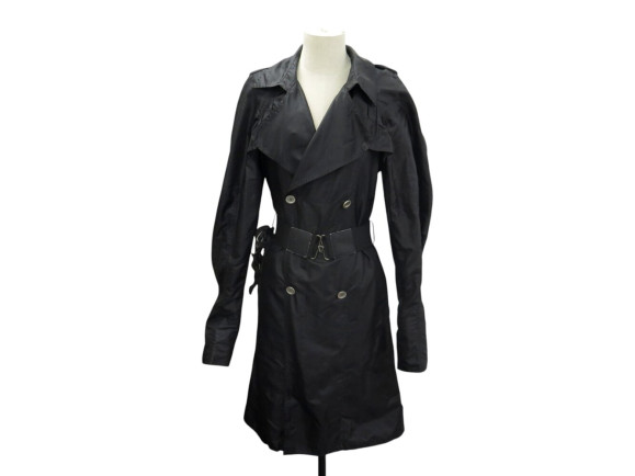 manteau impermeable chanel trench double boutonnage