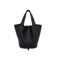  sac a main hermes picotin 18 so black cuir
