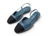  chaussures chanel slingbacks g31519 37 cuir bleu