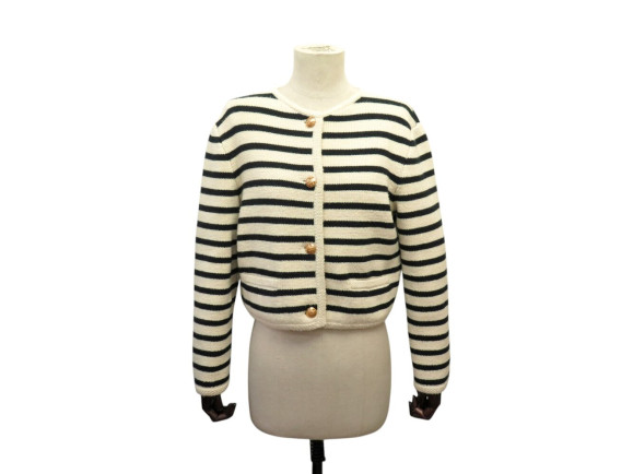 gilet celine veste cardigan mariniere 2a98s570p s