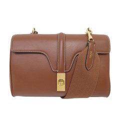 sac a main celine teen 16 soft pm 196853 en cuir camel