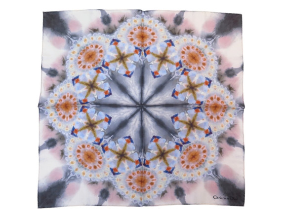  foulard christian dior kaleidoscope carre 55 cm