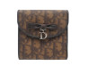 portefeuille christian dior porte monnaie toile
