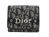 portefeuille christian dior porte monnaie en toile