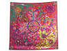 rare foulard hermes l'arbre du vent lugo carre 90