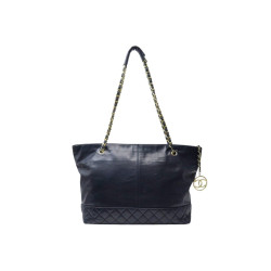  sac a main chanel cabas cuir lisse matelasse