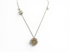 collier chanel pendentif camelia logo cc strass 2012