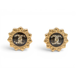  boucles d'oreilles chanel soleil logo cc ab5797