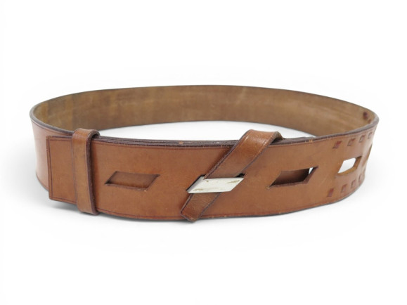 ceinture hermes large taille 75 en cuir vache