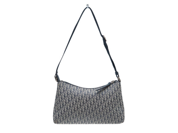 sac a main christian dior trotter en toile monogrammee