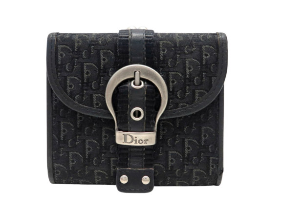 portefeuille christian dior gaucho toile