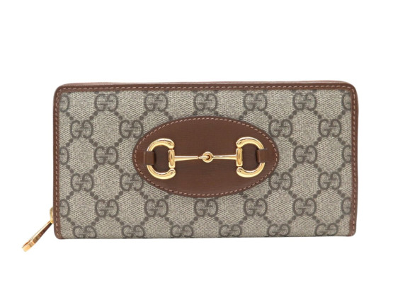 portefeuille gucci horsebit 621889 en toile gg