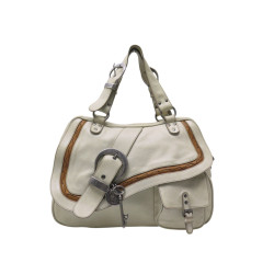 sac a main christian dior gaucho double saddle large