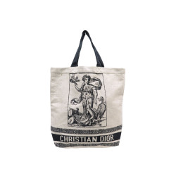  sac a main dior tote bag imprime nature defile