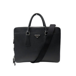  sacoche prada porte document pc cuir saffiano
