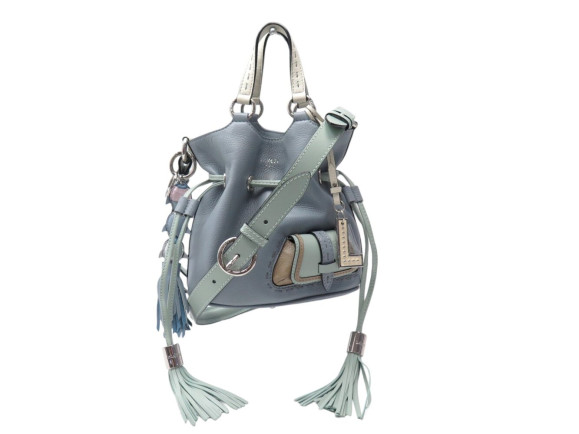 sac a main lancel premier flirt pm cuir bleu