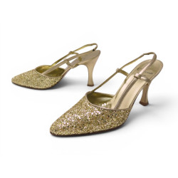  chaussures christian dior legende 39 cuir dore