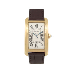 montre cartier tank americaine gm 1740 45mm or jaune